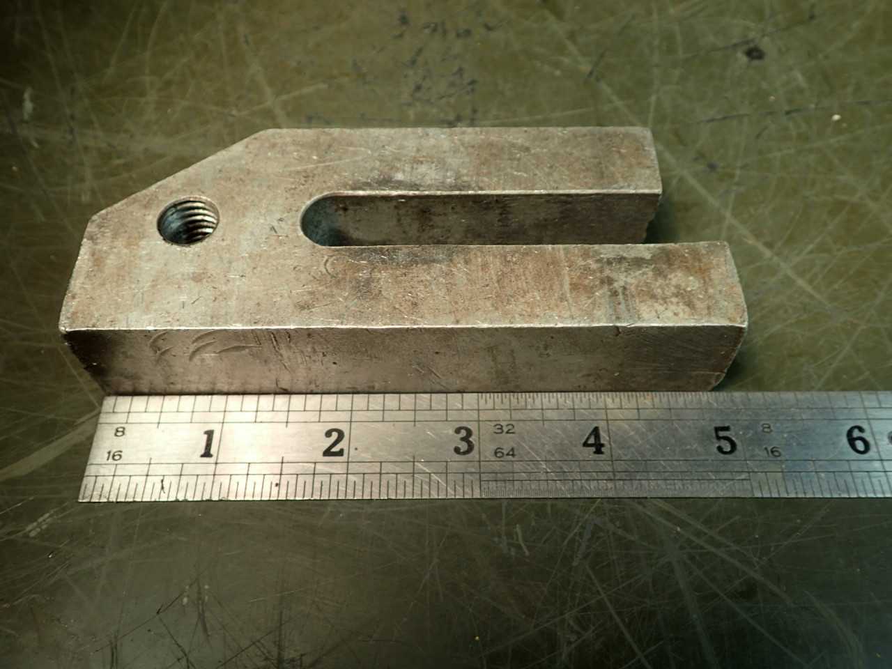 2 Piece Set Aluminum Mill Milling Hold Down Strap Clamps 2" Wide x 1" Thick - MACHINING ACCESSORIES & TOOLING