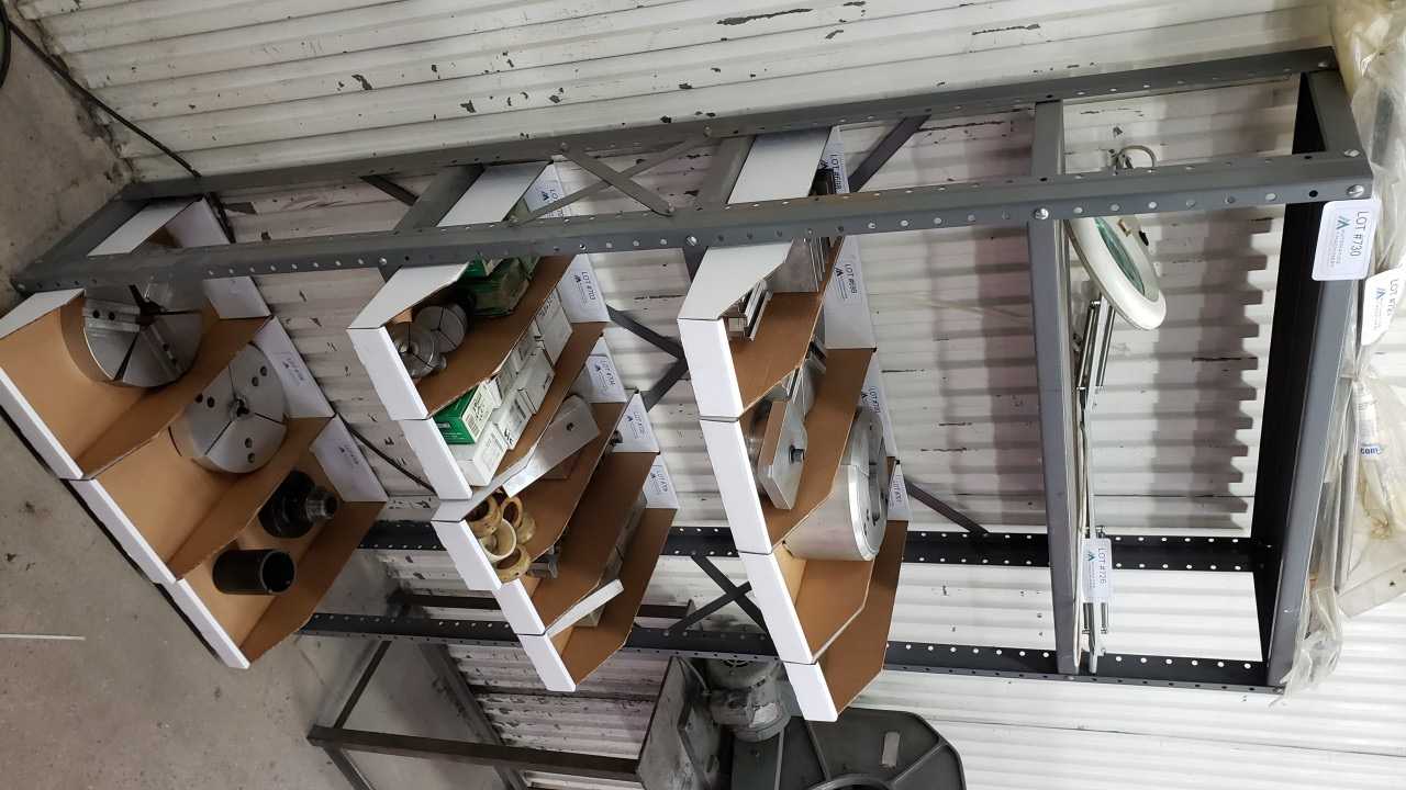 4 Shelf Storage Rack (Contents Not Included) - TOOL STORAGE 4 Shelf Storage Rack (Contents Not Included) - TOOL STORAGE
