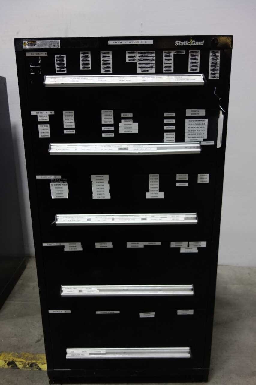 STANLEY VIDMAR STATICGARD 5 DRAWER CABINET - TOOL STORAGE