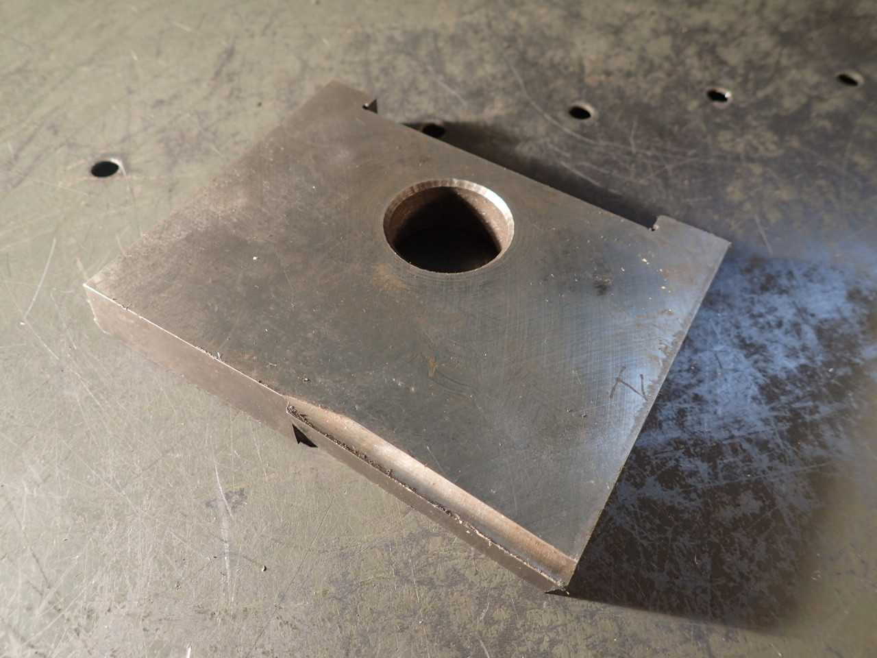 AMEC 5" Counterbore or Bottoming Slotting Spade Drill Insert H-Series 11/16" Thk - MACHINING EQUIPMENT PARTS