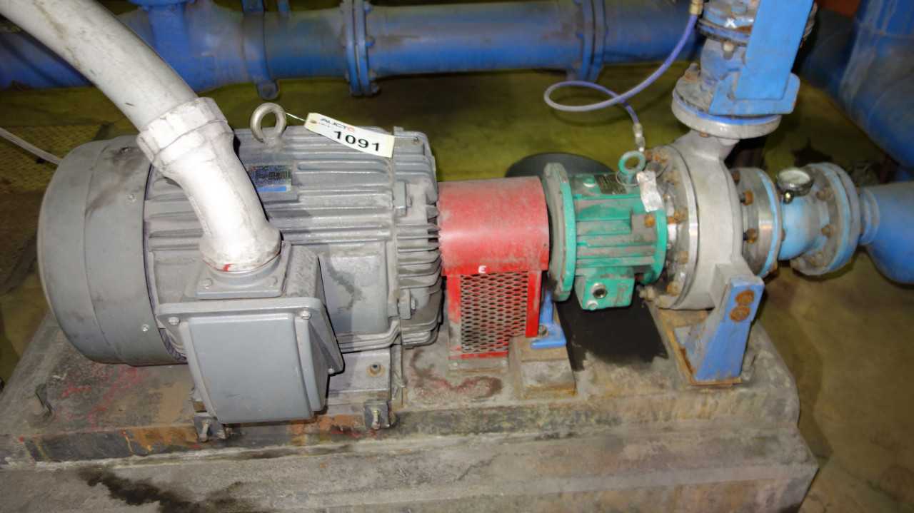 ENVIRONAMICS VIT-500 STAINLESS PUMP 75HP 460V MOTOR - ELECTRIC MOTORS