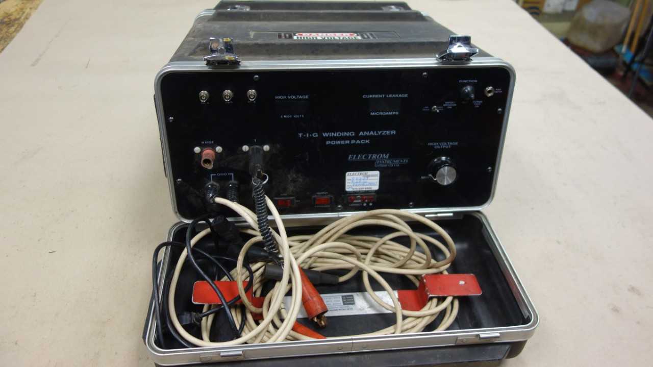 ELECTROM INSTRUMENTS 30KV T-I-G WINDING ANALYZER POWER PACK - ANALYZER