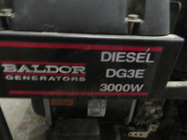 Baldor Diesel Generator Model DG 3E 3000 Watt - POWER GENERATORS