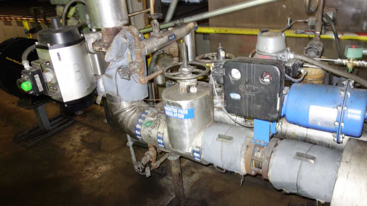 LOT OF 8 JAMESBURY 4IN AND 3IN BUTTERFLY VALVES - VALVES