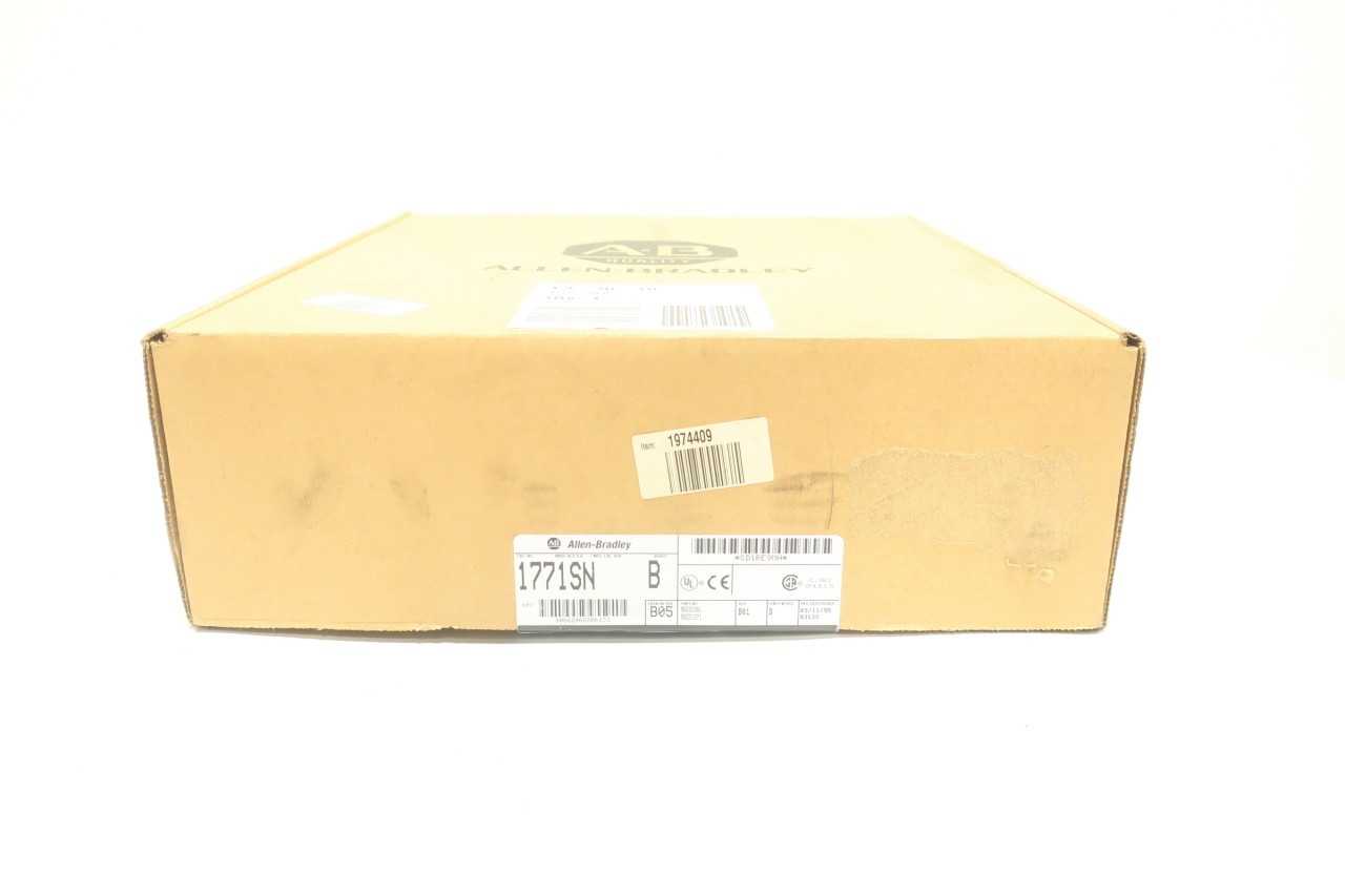 ALLEN BRADLEY 1771-SN I/O SCANNER SER B OTHER PLC AND DCS MODULE - AUTOMATION & CONTROLS