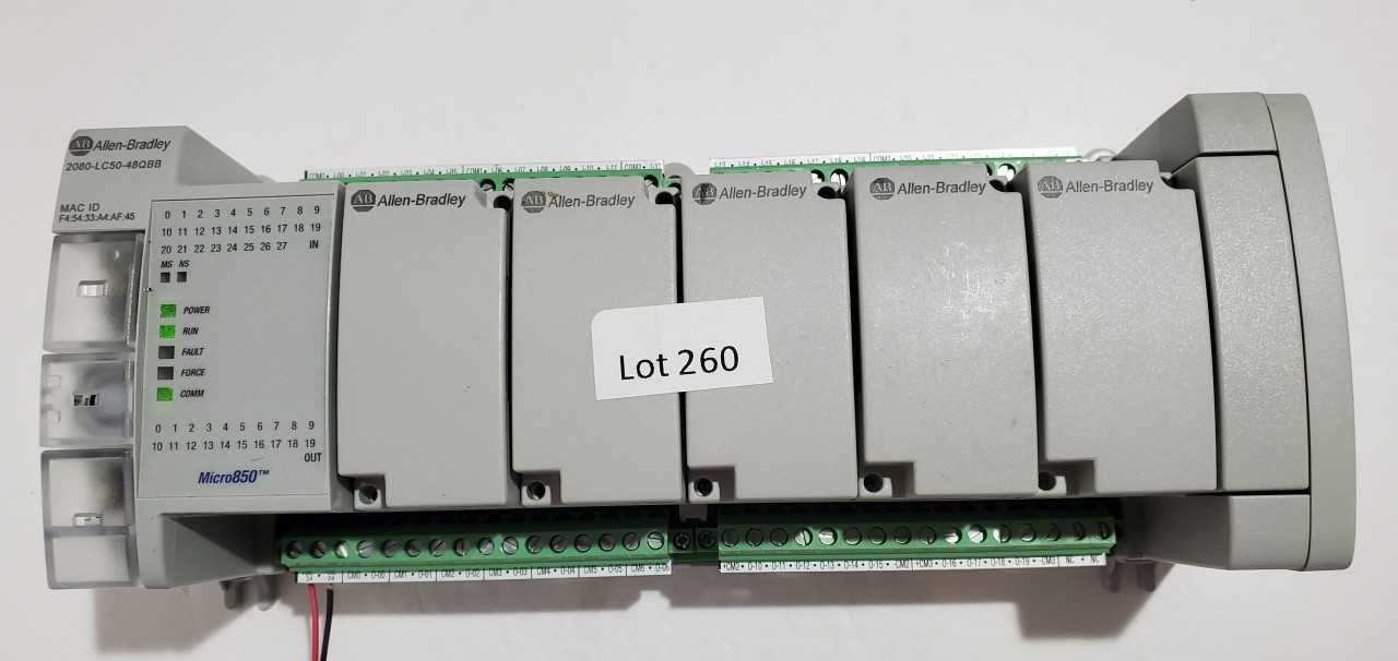 Allen Bradley Micro 850 2080-LC50-48QBB PLC - AUTOMATION & CONTROLS Allen Bradley Micro 850 2080-LC50-48QBB PLC - AUTOMATION & CONTROLS
