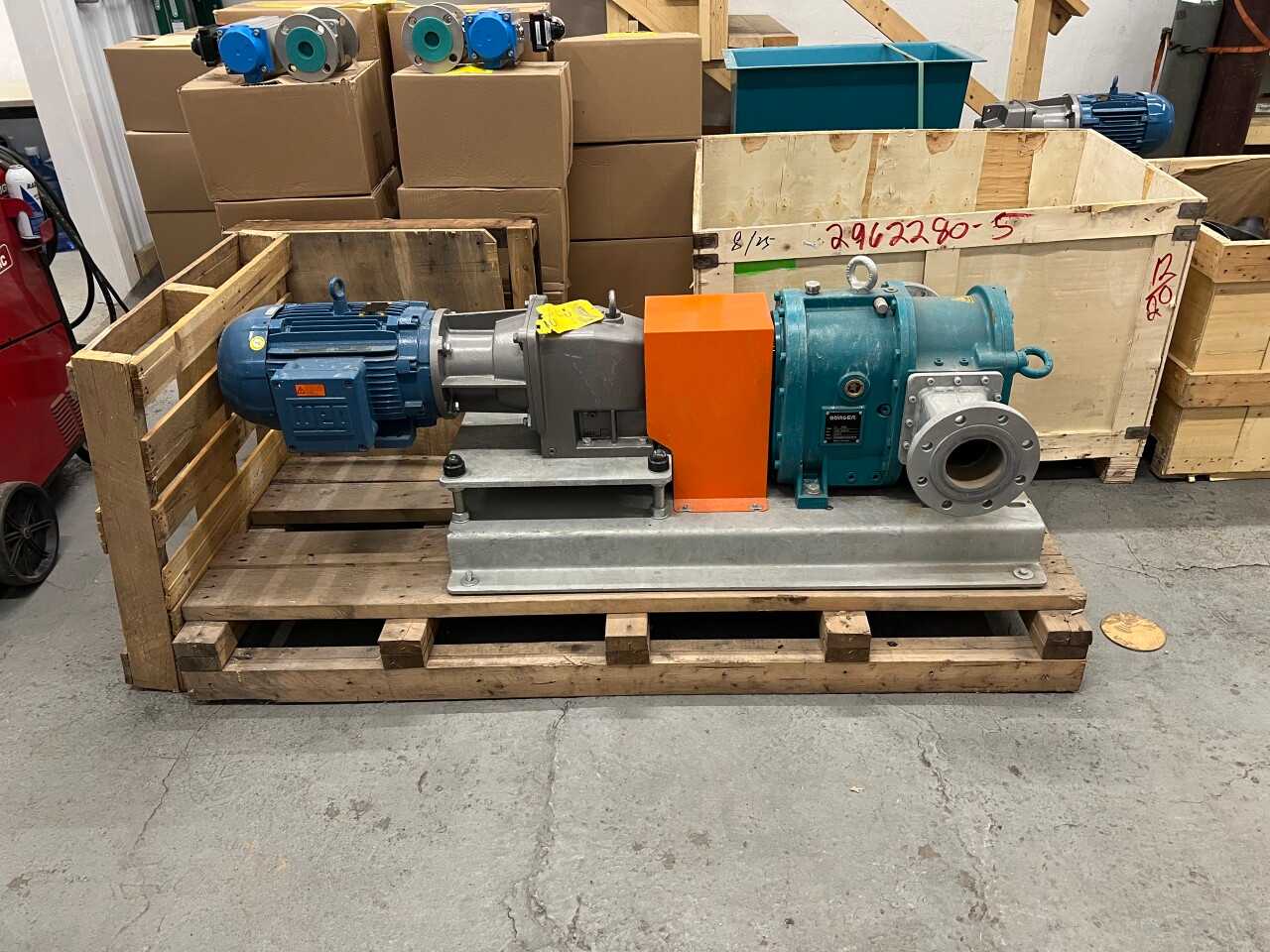 Borger CL390 lobe pump skid - PUMPS