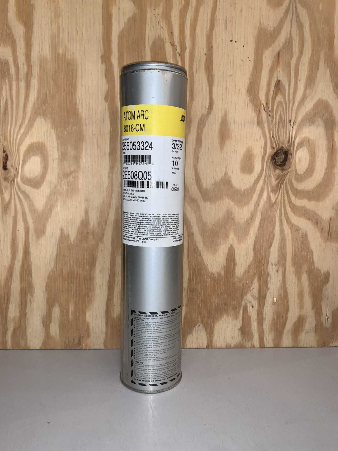 New - Lot of 9 - ESAB Atom Arc 8018-CM 10 lb Welding Rods - WELDING EQUIPMENT