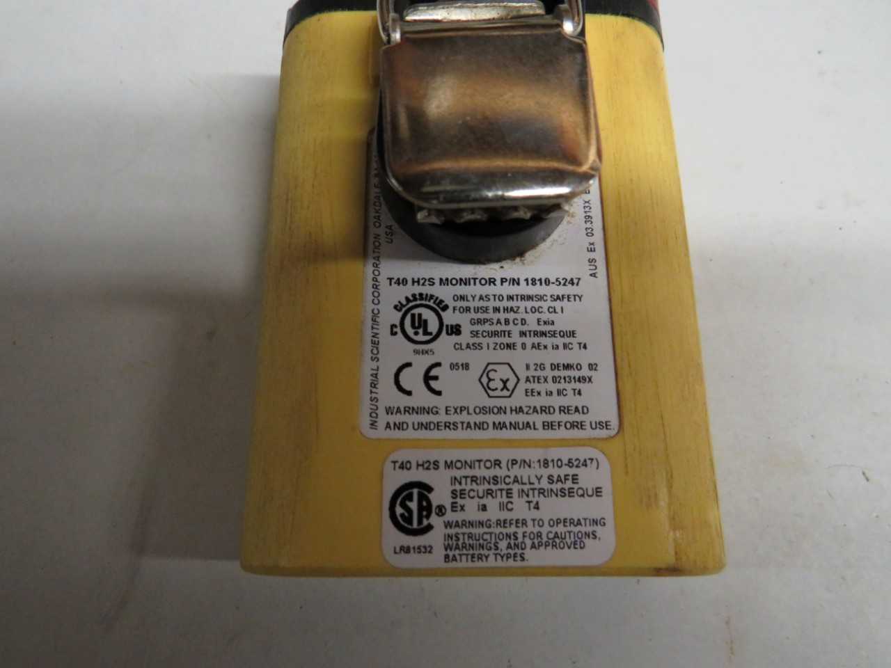 LOT OF 3 RATTLER T40 HYDROGEN SULFIDE SINGLE GAS MONITOR - ELECTRIC POWER TOOLS