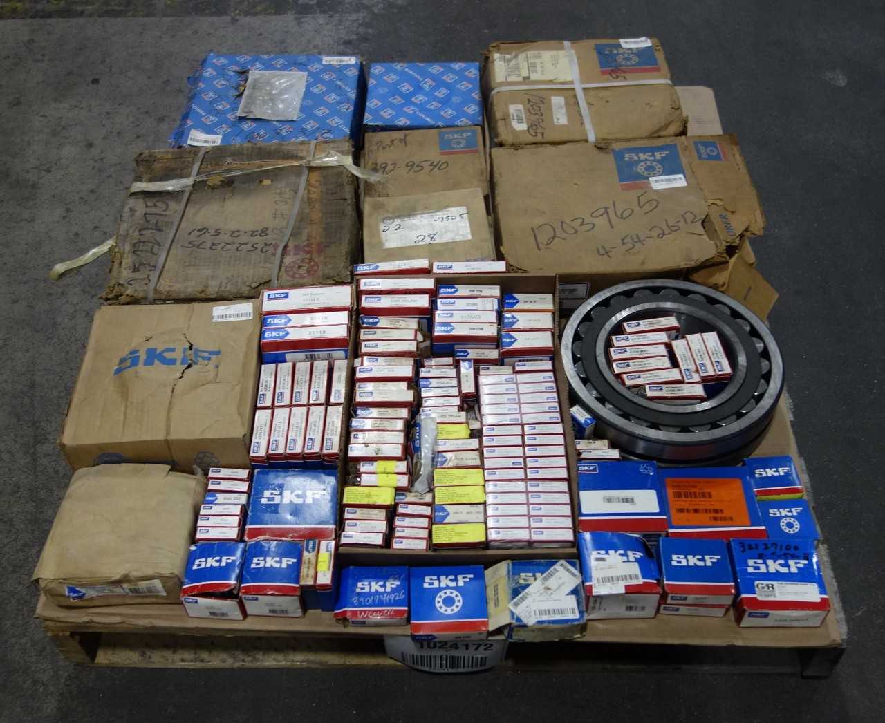 PALLET OF ASSORTED SKF BEARINGS - BEARINGS
