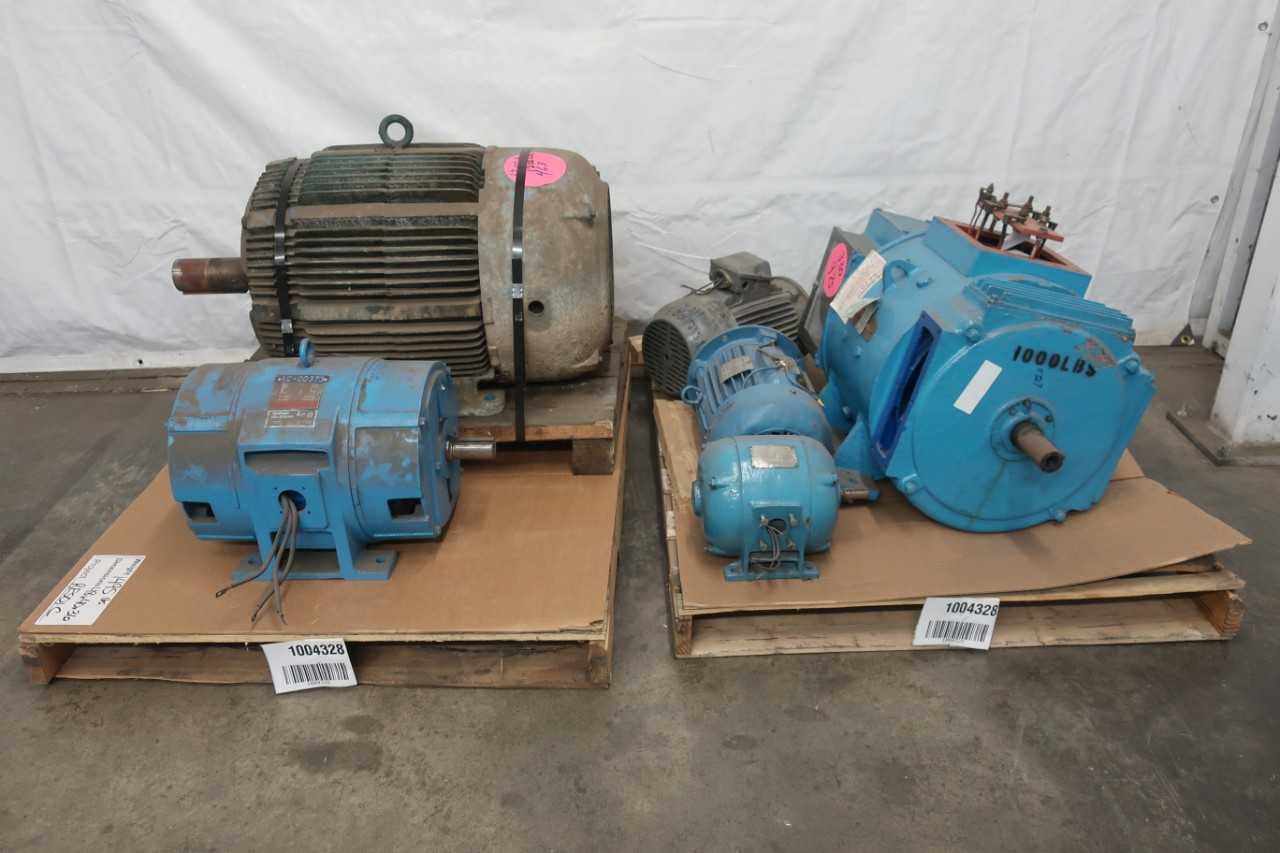 2 PALLETS OF ASSORTED MOTORS, 550V - 575V - ELECTRIC MOTORS