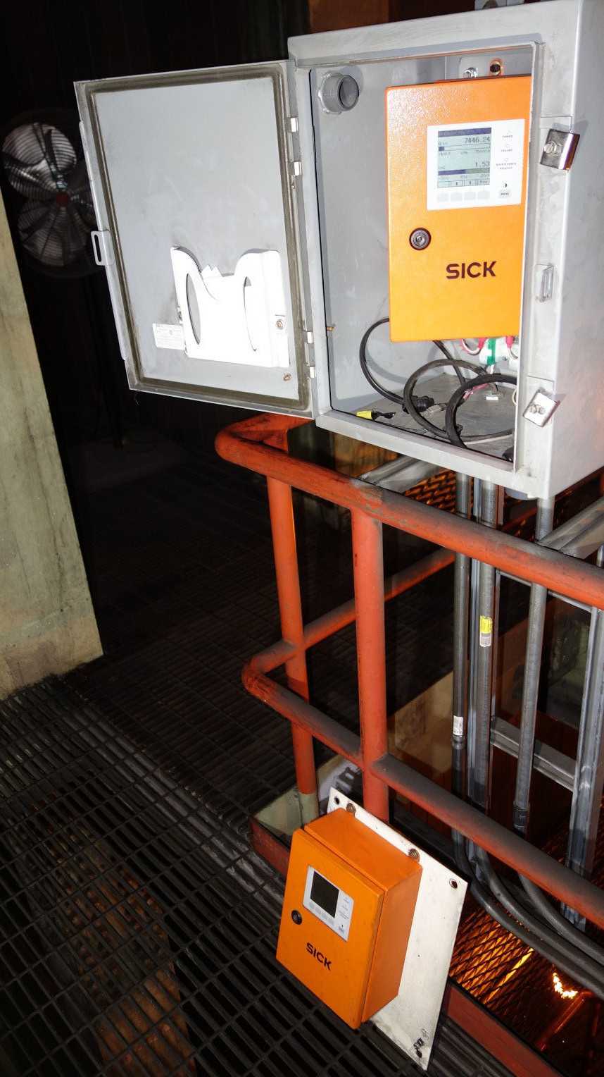 LOT OF 2 SICK MCU-NWODN00000NNNE DUST CONCENTRATION MONITOR - ANALYZER