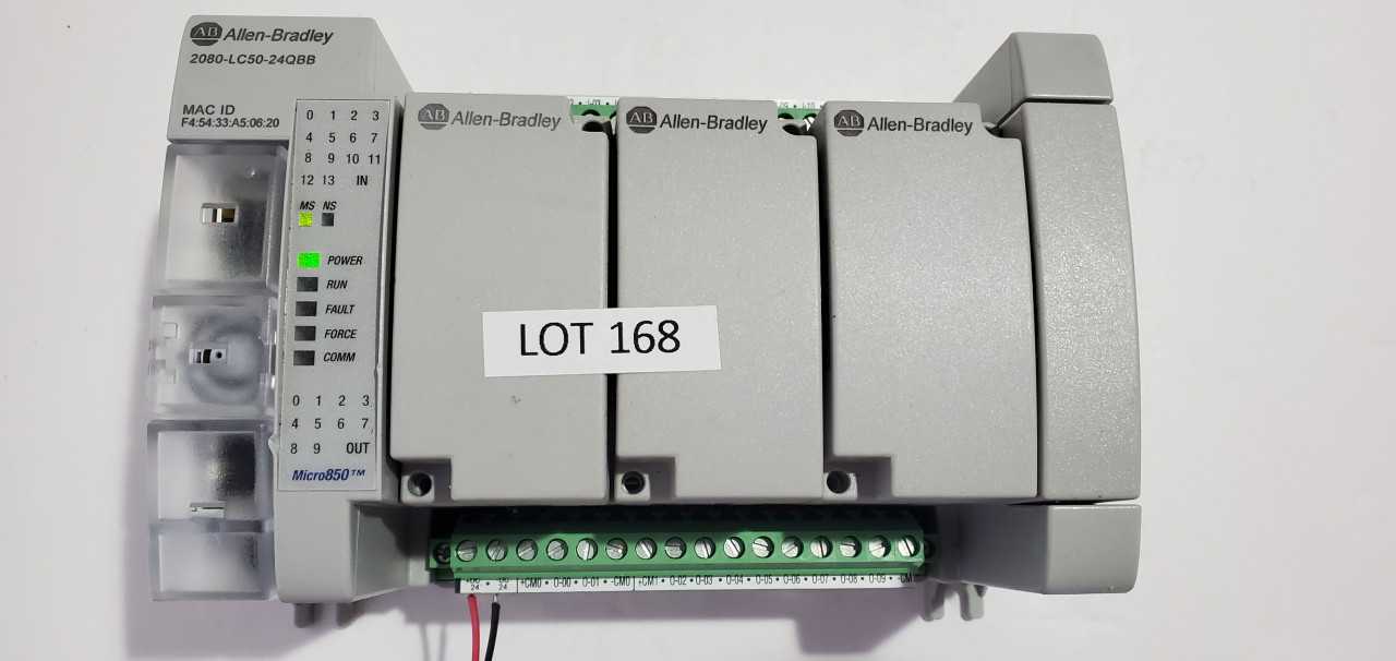 Allen Bradley Micro 850 2080-LC50-24QBB PLC - AUTOMATION & CONTROLS Allen Bradley Micro 850 2080-LC50-24QBB PLC - AUTOMATION & CONTROLS