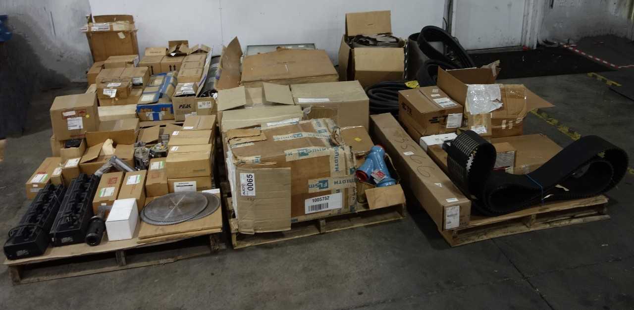 6 PALLETS OF ASSORTED MRO - INDUSTRIAL PARTS