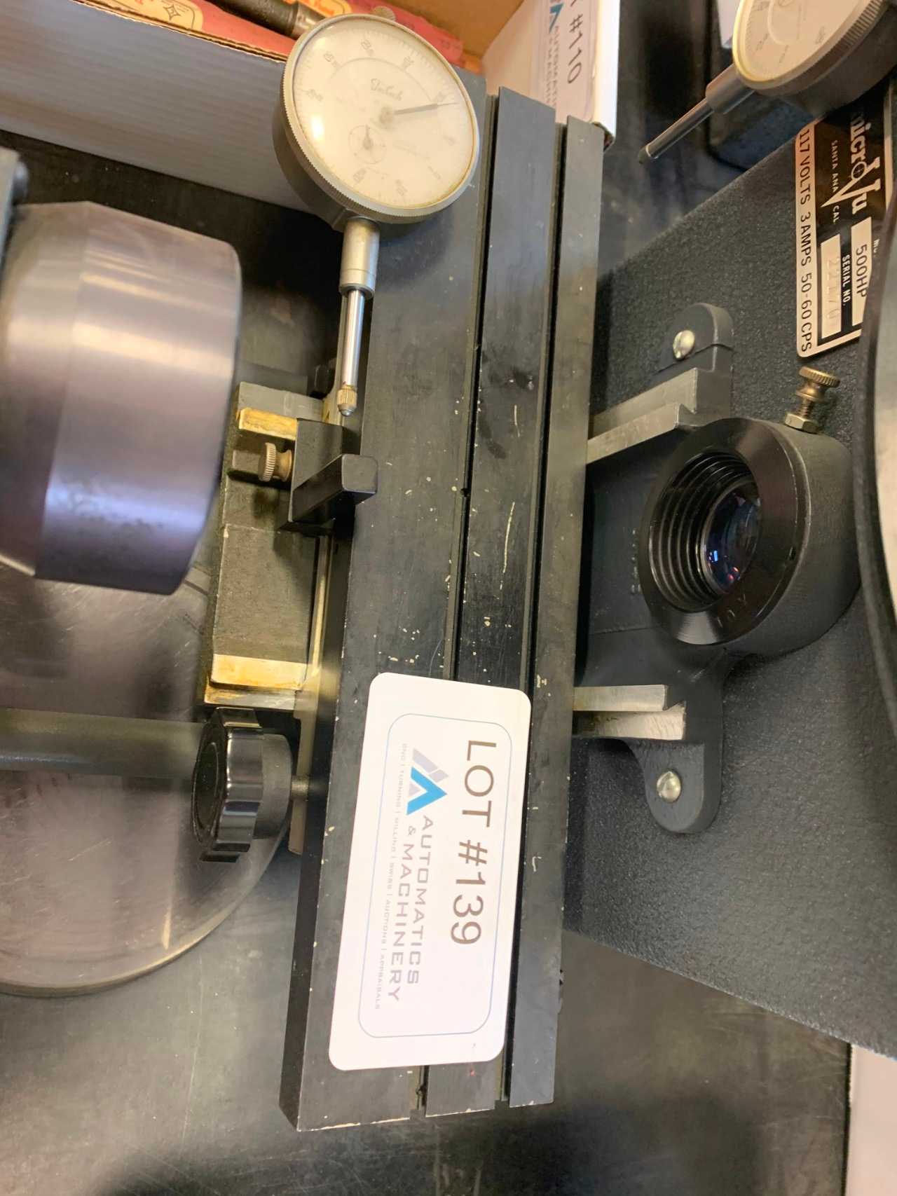 Micro-VU 500HP Optical Comparator - PROCESS EQUIPMENT