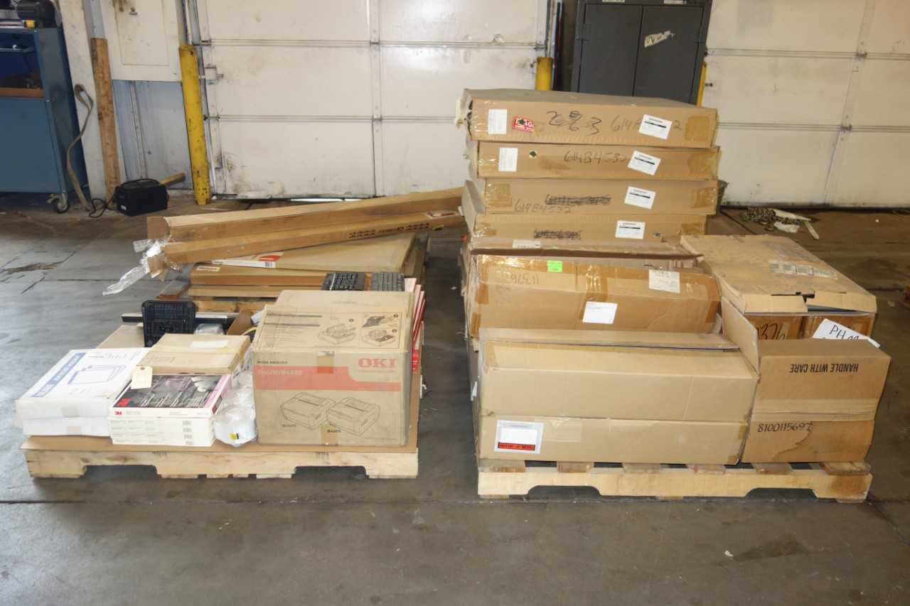 4 PALLETS OF OFFICE MATERIALS - PLANT & FACILITY