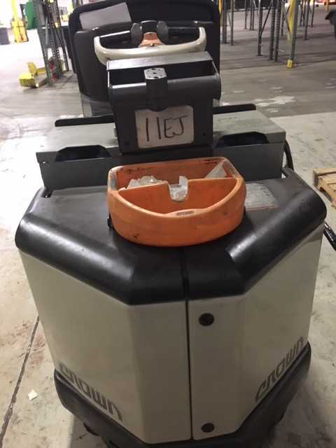 2012 CROWN PC4500-80 CENTER RIDER PALLET JACK, SUWANEE, GA - MATERIAL HANDLING