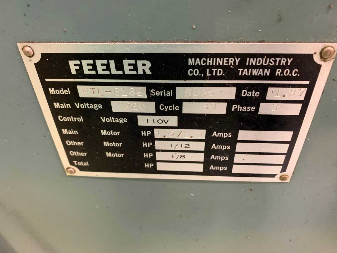 Feeler Series II FTL-618E High Precision Lathe ( 1987 ) - LATHES