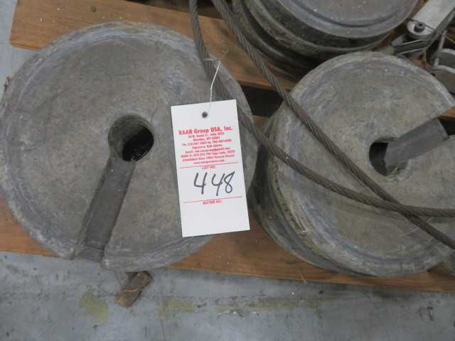 Lead Weights and some rigging, (lot) - MISCELLANEOUS