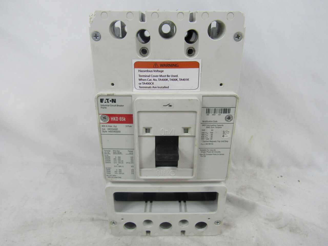 Quantity of 1x HKD3400F MCCB/Molded Case Circuit Breaker - CIRCUIT BREAKERS Quantity of 1x HKD3400F MCCB/Molded Case Circuit Breaker - CIRCUIT BREAKERS