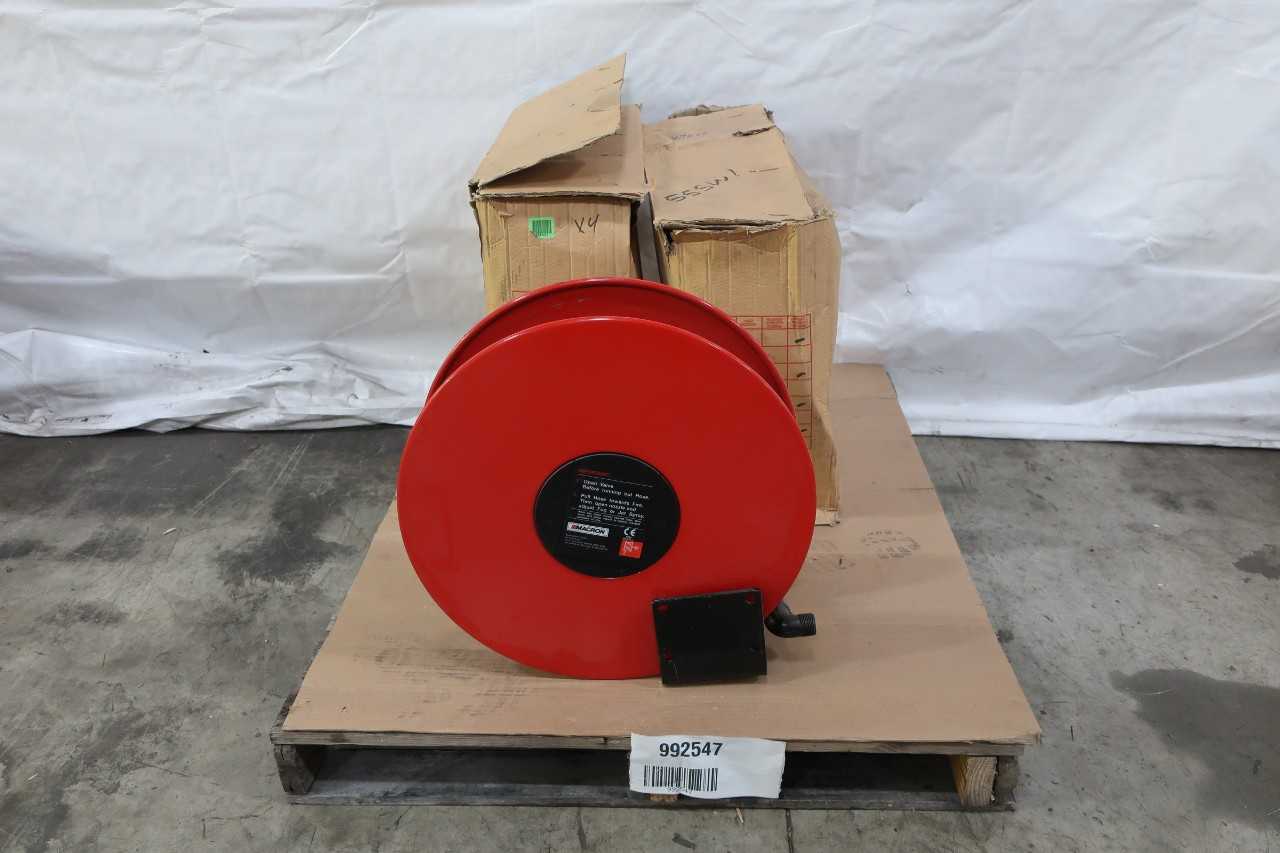 PALLET OF 2 MACRON HOSE REELS - HOSE
