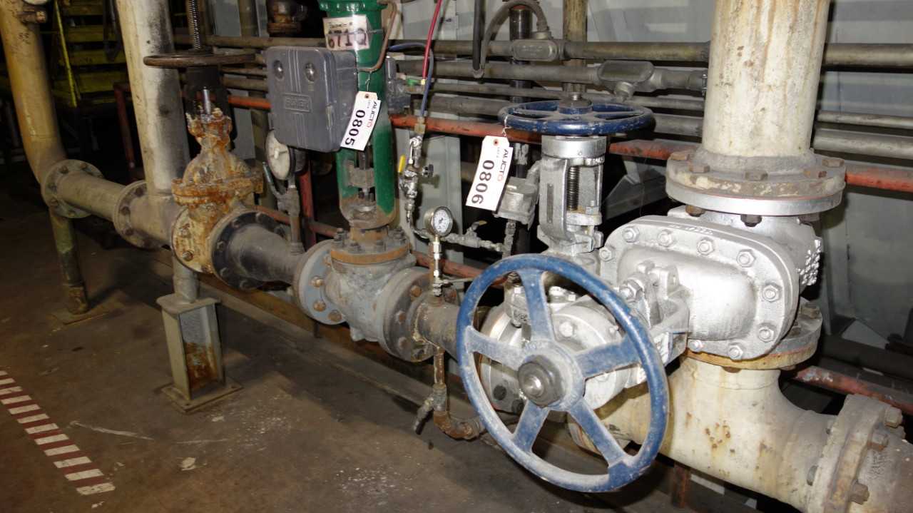 LOT OF 3 POWELL WEDGE GATE VALVES 6IN STEEL CL 150 - MISCELLANEOUS