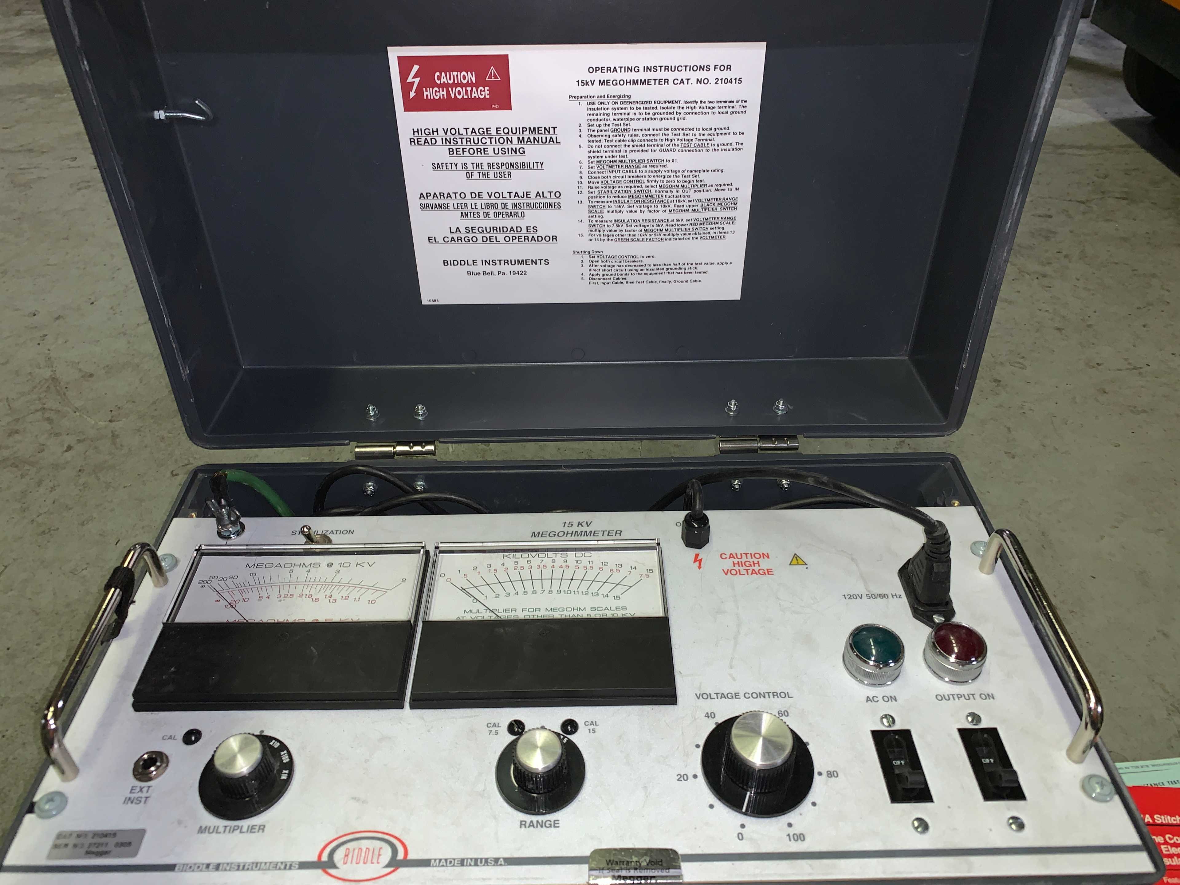 MEGOHMMETER - LAB & SCIENTIFIC