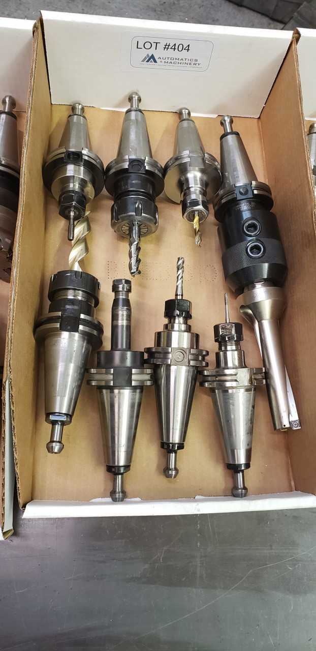 Cat 40 Tool Holders Qty 8 - ELECTRIC POWER TOOLS Cat 40 Tool Holders Qty 8 - ELECTRIC POWER TOOLS
