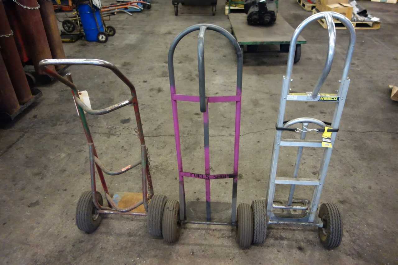 LOT OF 3 500LBS PICKUP MOVING DOLLIES - ELECTRIC POWER TOOLS