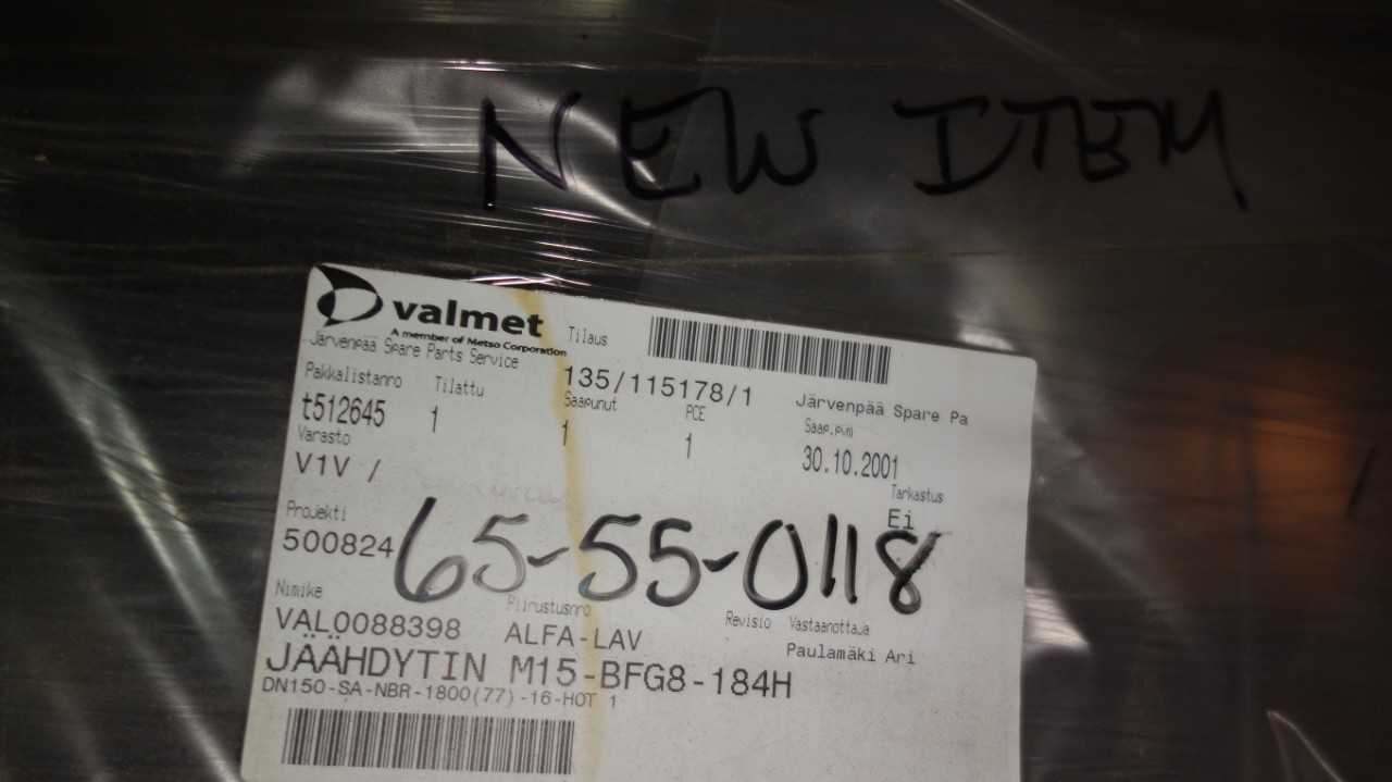 NEW ALFA LAVAL M15-BFG8-184H HEAT EXCHANGER