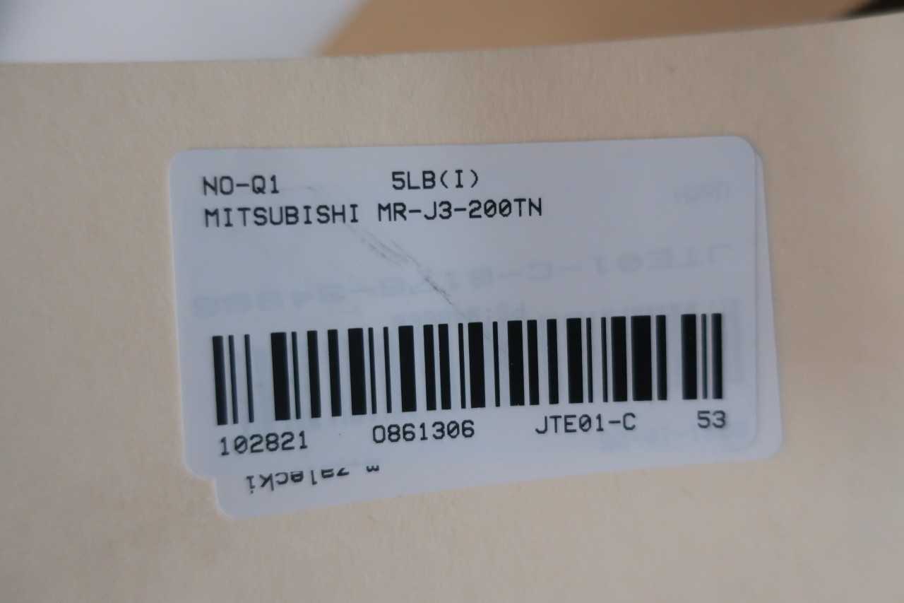 MITSUBISHI MR-J3-200TN SERVO AMPLIFIER 0-360HZ 200-230V-AC 170V-AC 2KW - SERVO