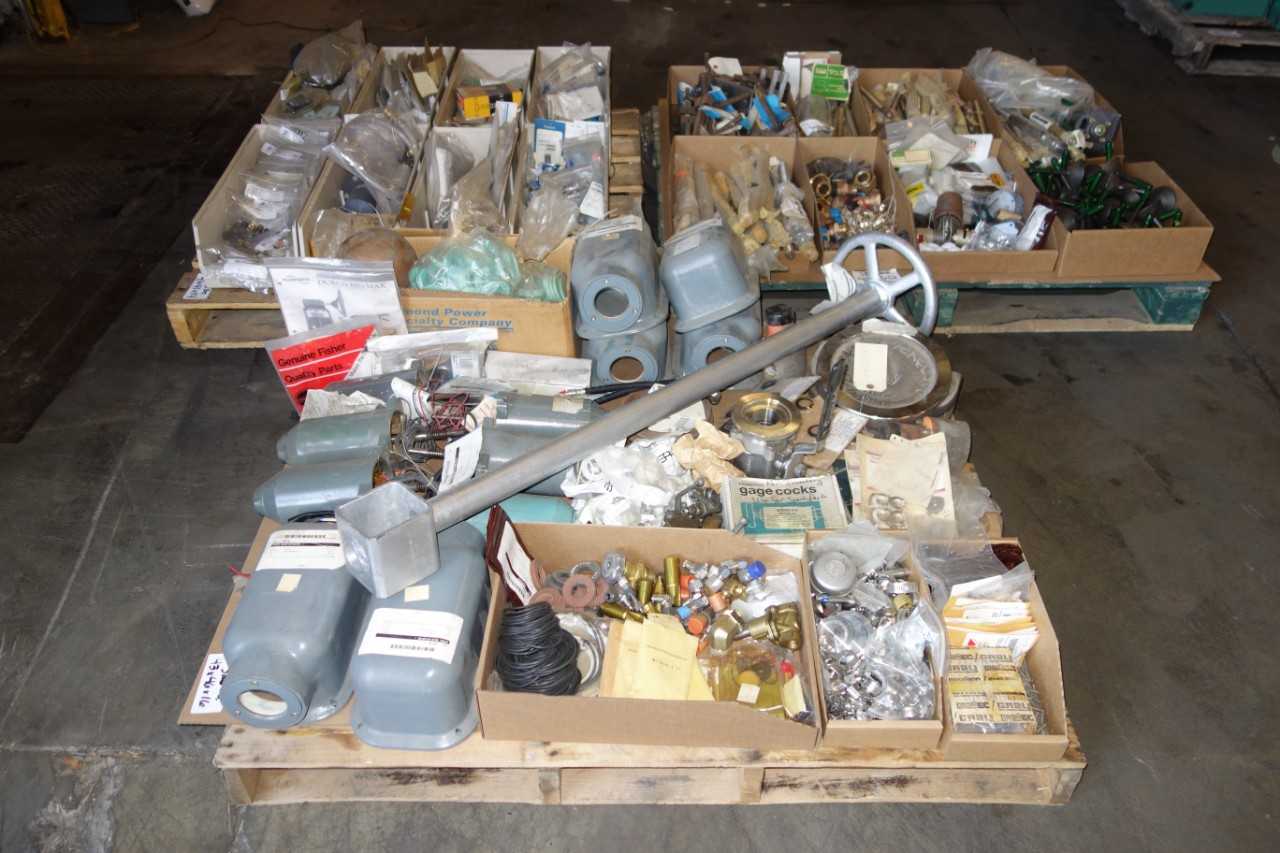 3 PALLETS OF VALVE REPLACEMENT PARTS - VALVES