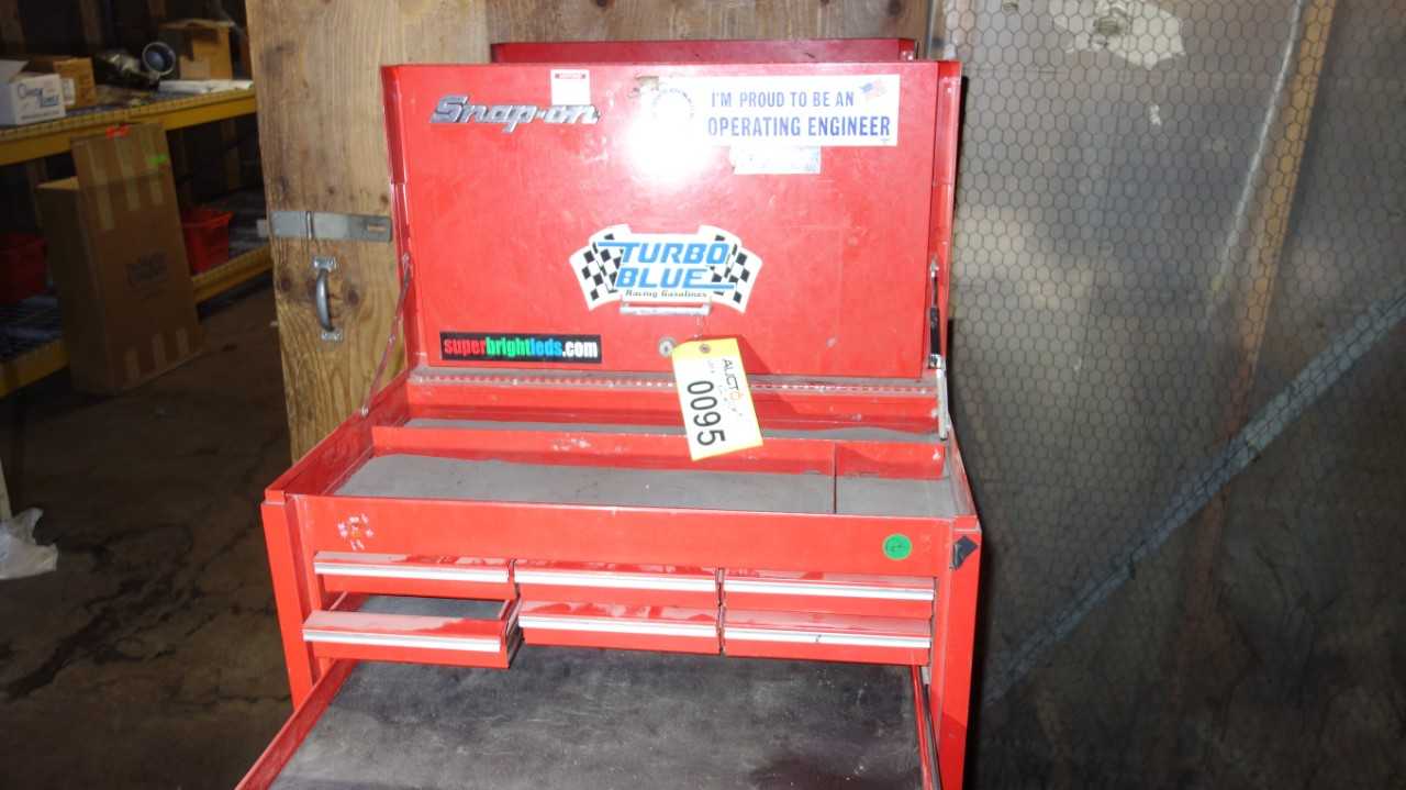 LOT OF 2 SNAP-ON MULTI DRAWER TOOL BOX WITH MOBILE CART - TOOL STORAGE