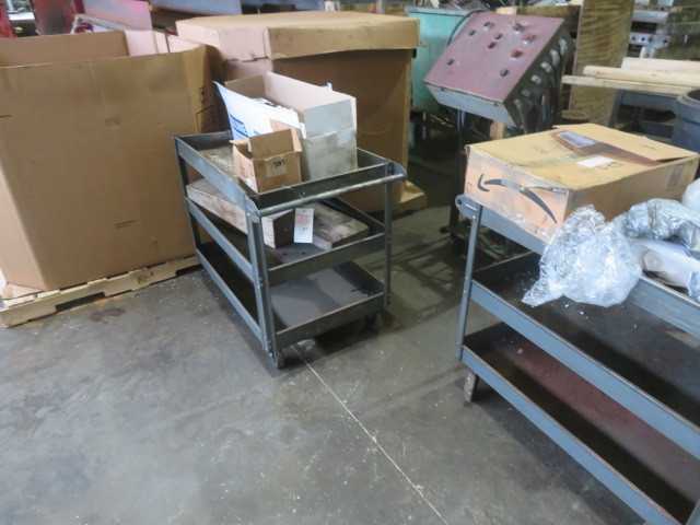 (4) metal carts, no contents - MISCELLANEOUS