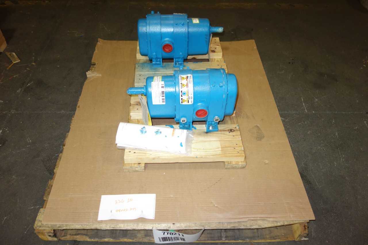 LOT OF 2 TUTHILL 3202-G2T3CV1-A PD PLUS ROTARY POSITIVE DISPLACEMENT BLOWER - BLOWER FAN