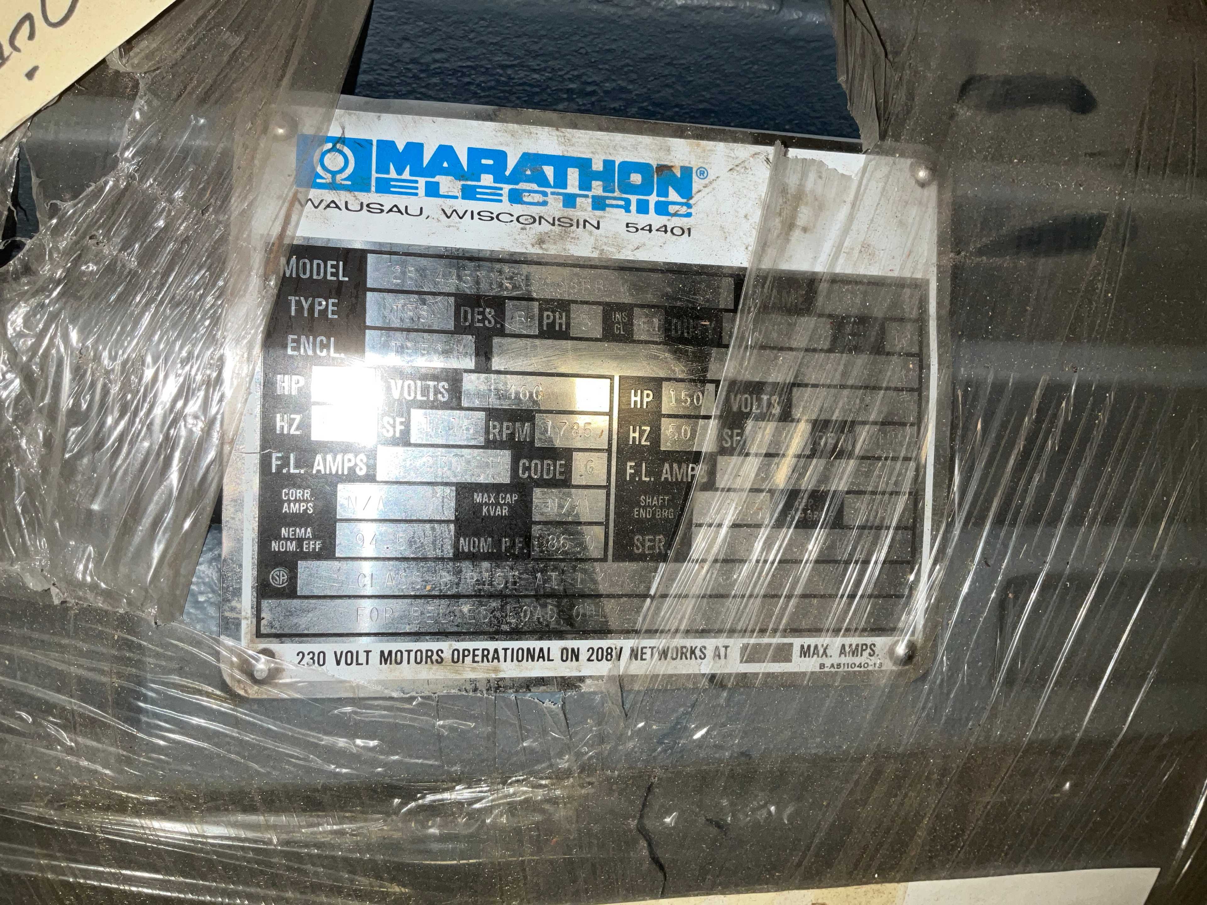 TOSHIBA INTERNATIONAL B1004FLF3UMHR AC MOTOR - AC MOTOR