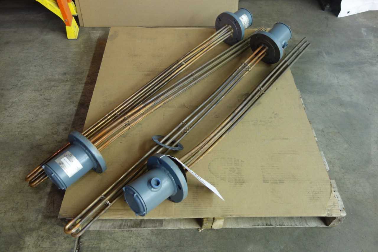 LOT OF 4 BIG CHIEF 721N142300U2786 IMMERSION HEATER - HVAC EQUIPMENT