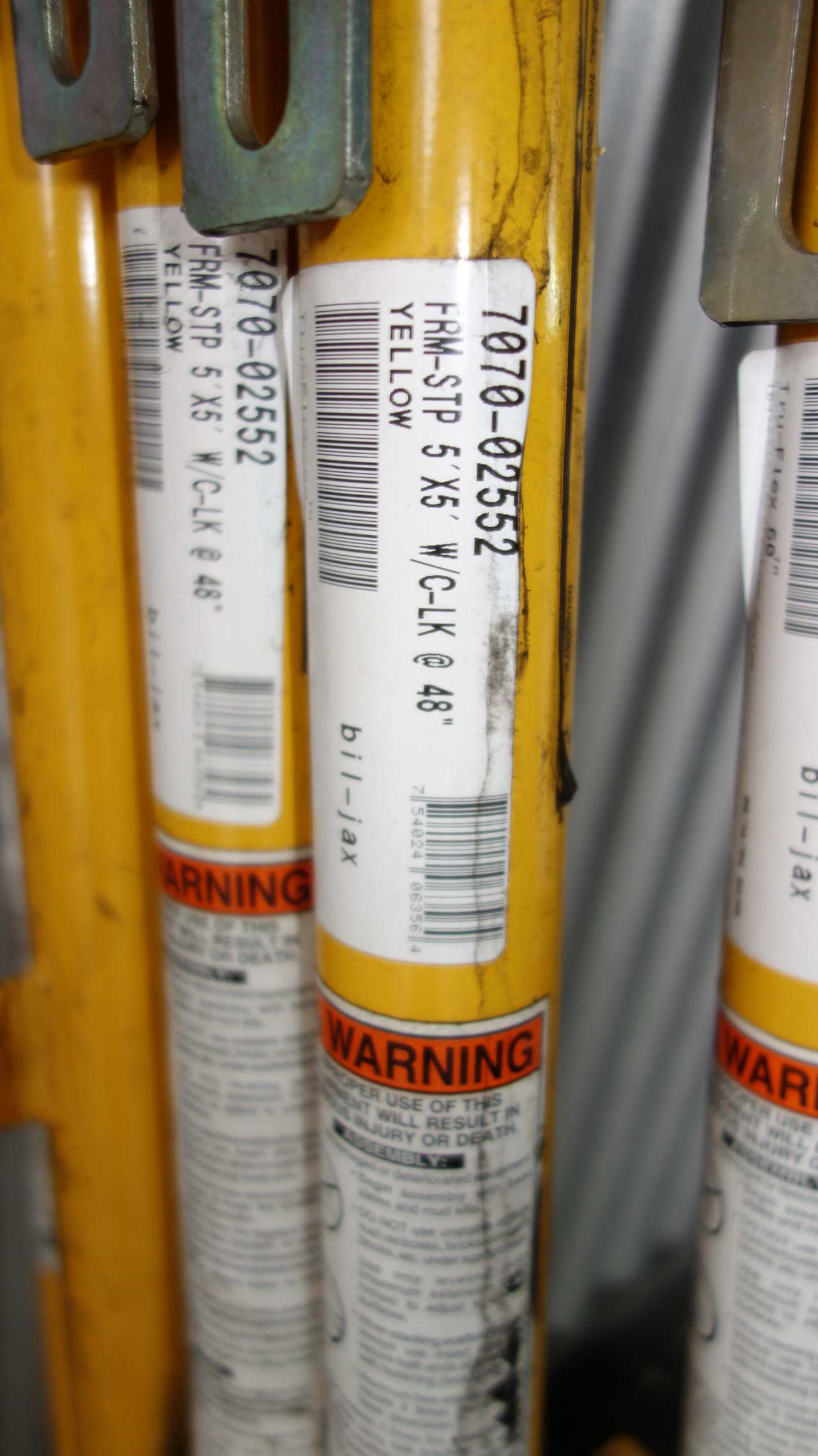 BIL-JAX YELLOW ROLLING SCAFFOLDING - ROLLING CARTS