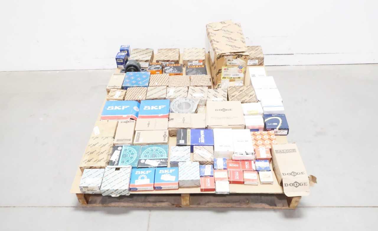 SKF, TIMKEN, DODGE ROLLER AND PILLOW BLOCK BEARINGS - BEARINGS