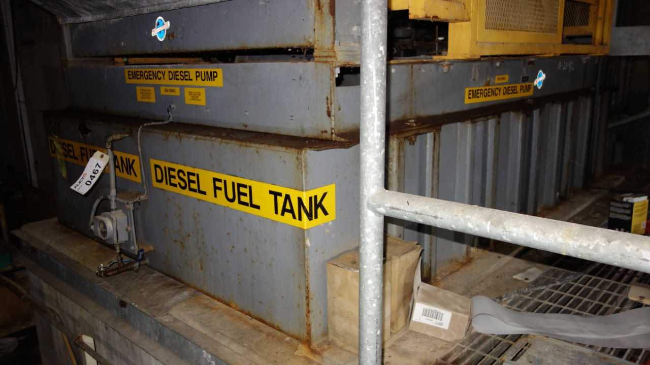DIESEL FUEL GENERATOR TANK - STANDBY POWER GENERATOR