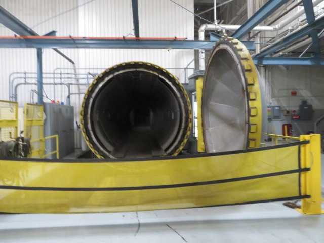TEC Autoclave 10' X 50' 650 Degree, 210 PSI, under power at this time - PROCESS EQUIPMENT