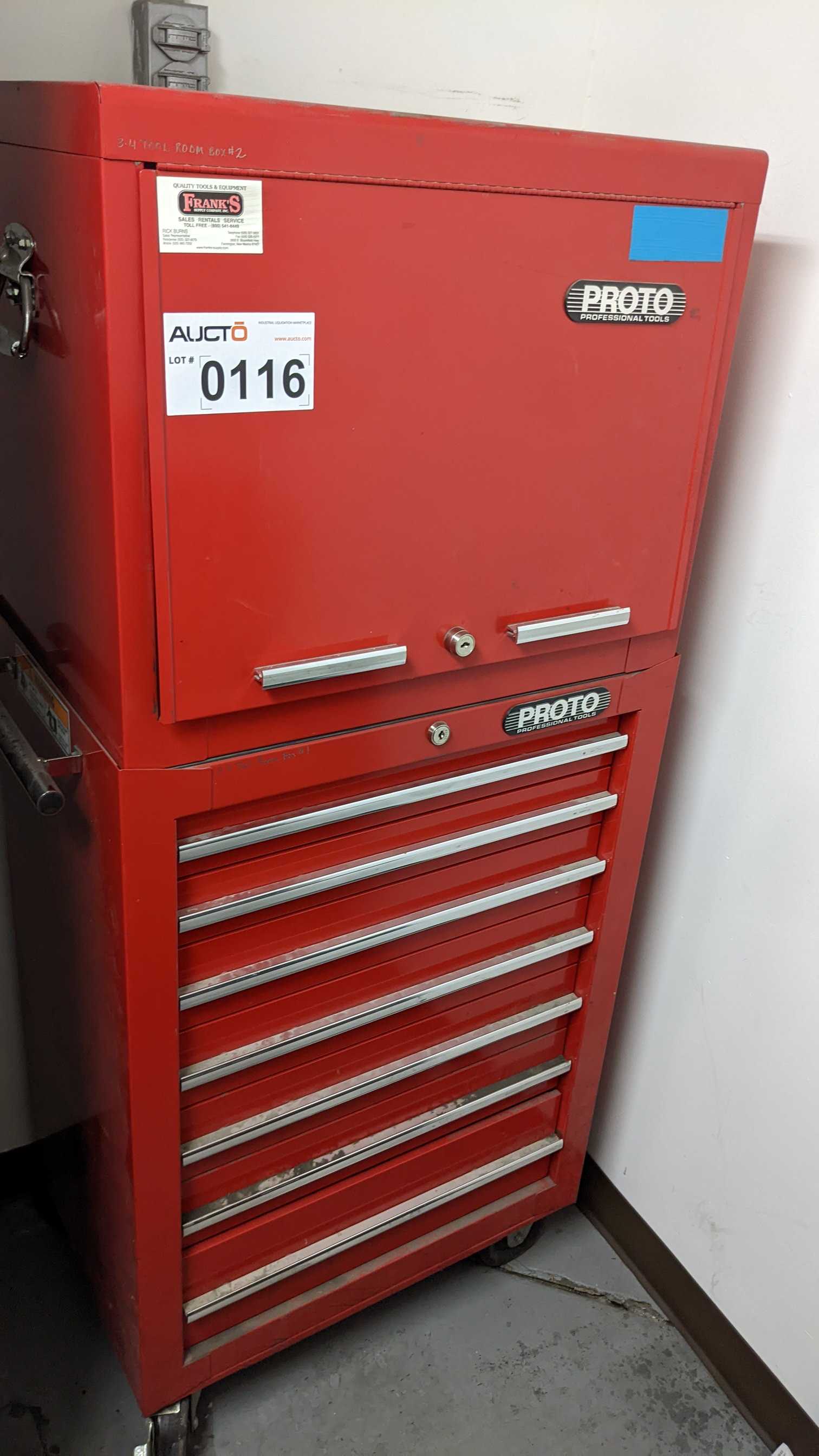 PROTO TOOL BOX AND CONTENTS - TOOL STORAGE PROTO TOOL BOX AND CONTENTS - TOOL STORAGE