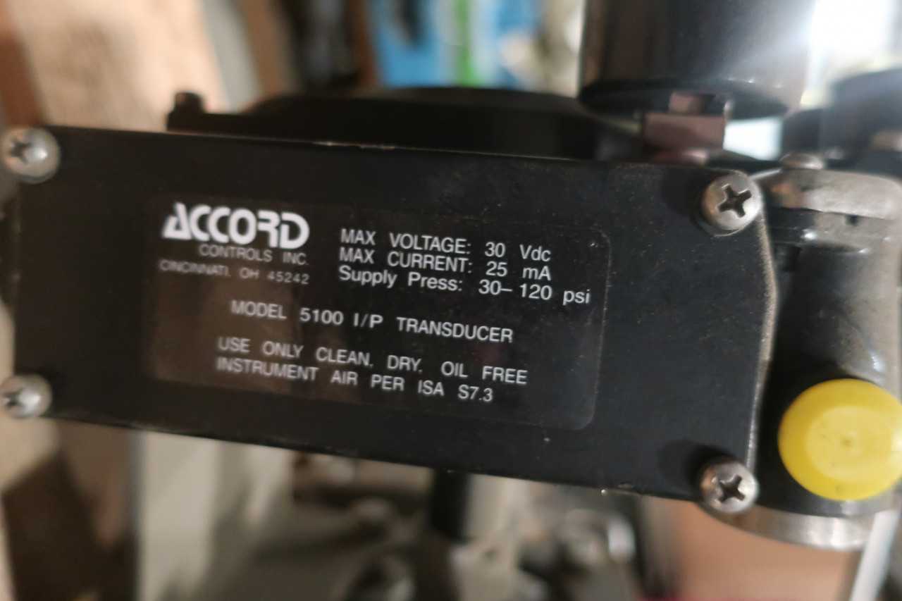 LOT OF 2 6IN KEYSTONE 920 CONTROL VALVES - CONTROL VALVE