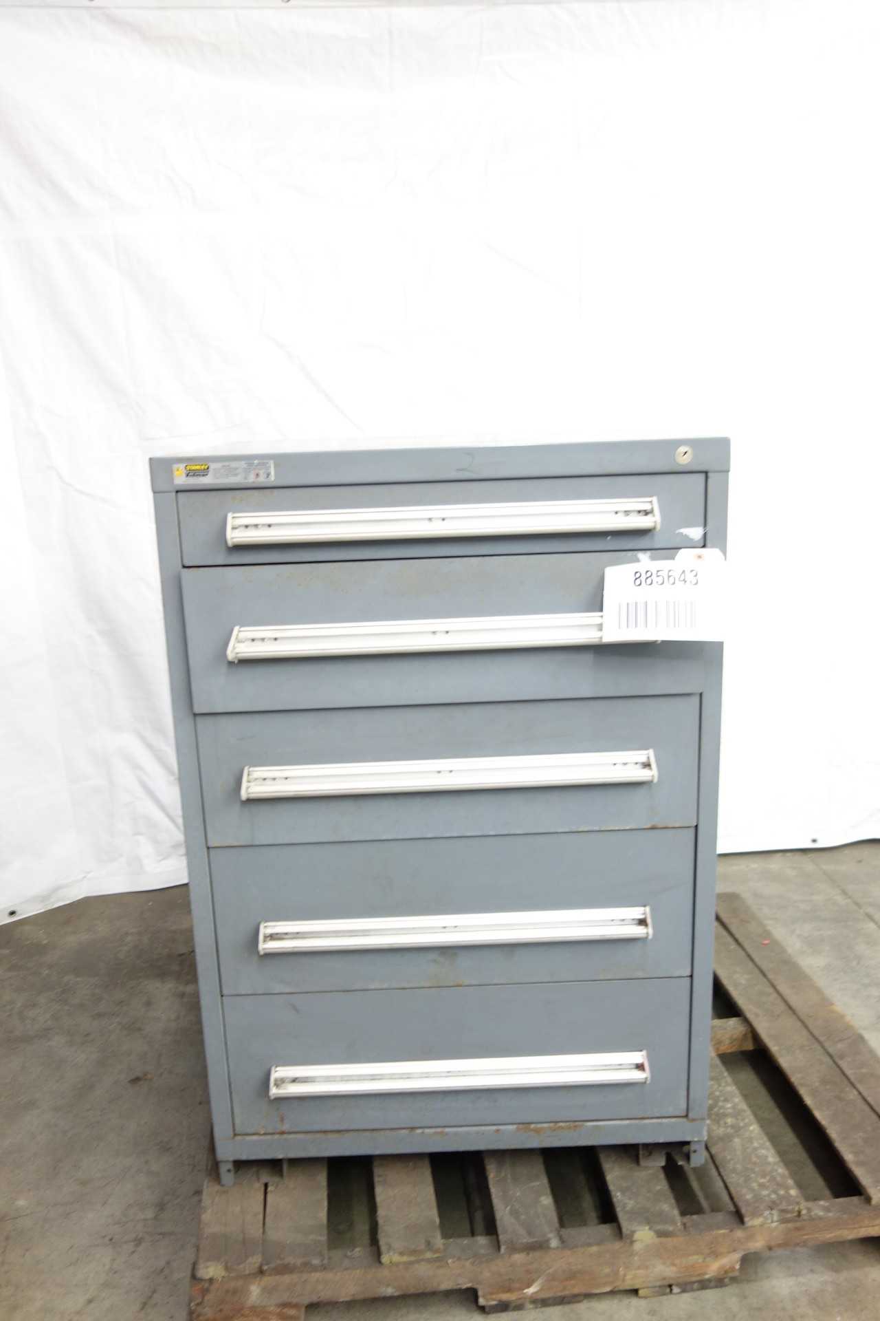 STANLEY VIDMAR 5 DRAWER CABINET - 28X30X44 - TOOL STORAGE