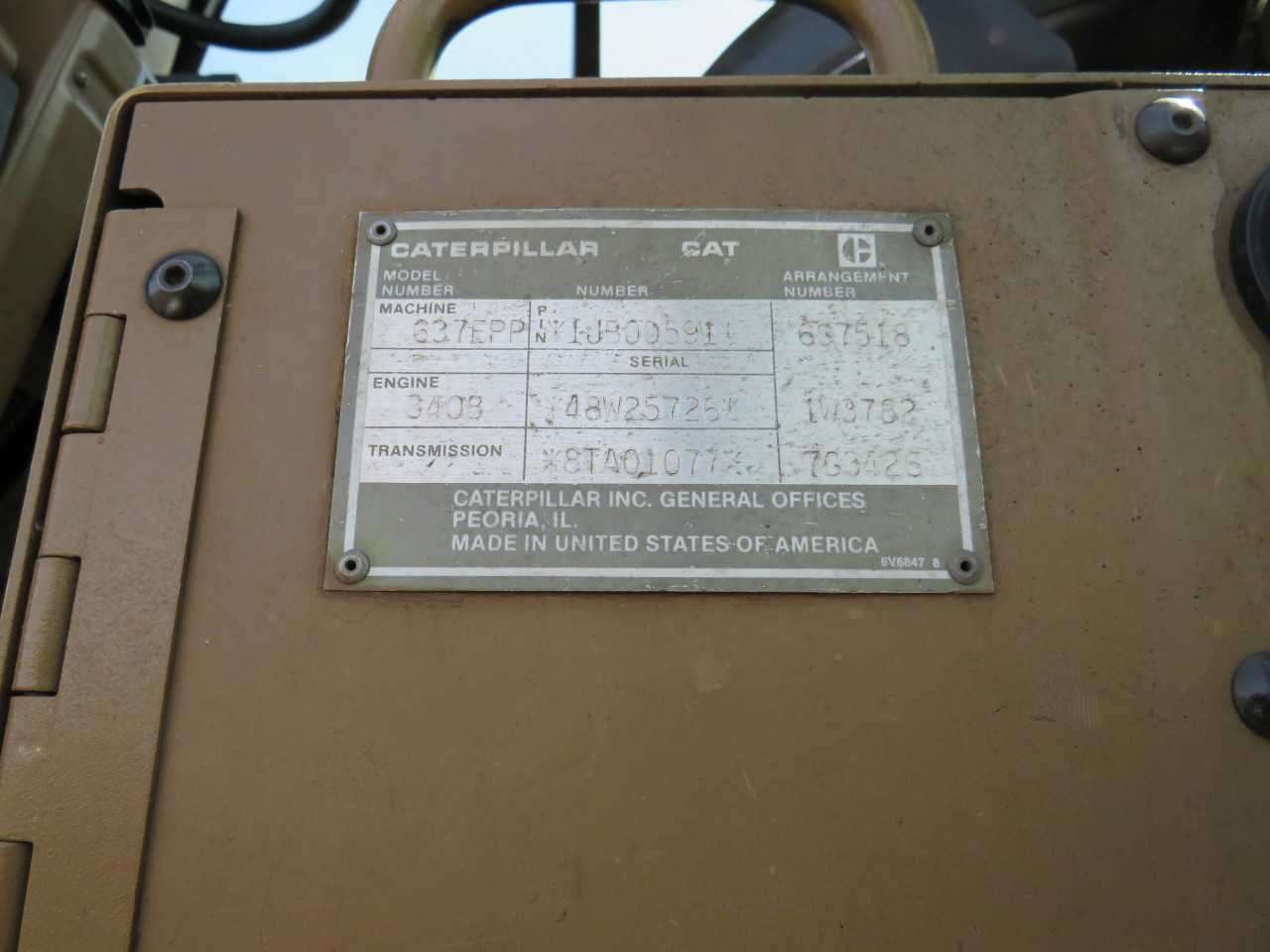 2005 CAT 637E WATERWAGON - CONSTRUCTION EQUIPMENT