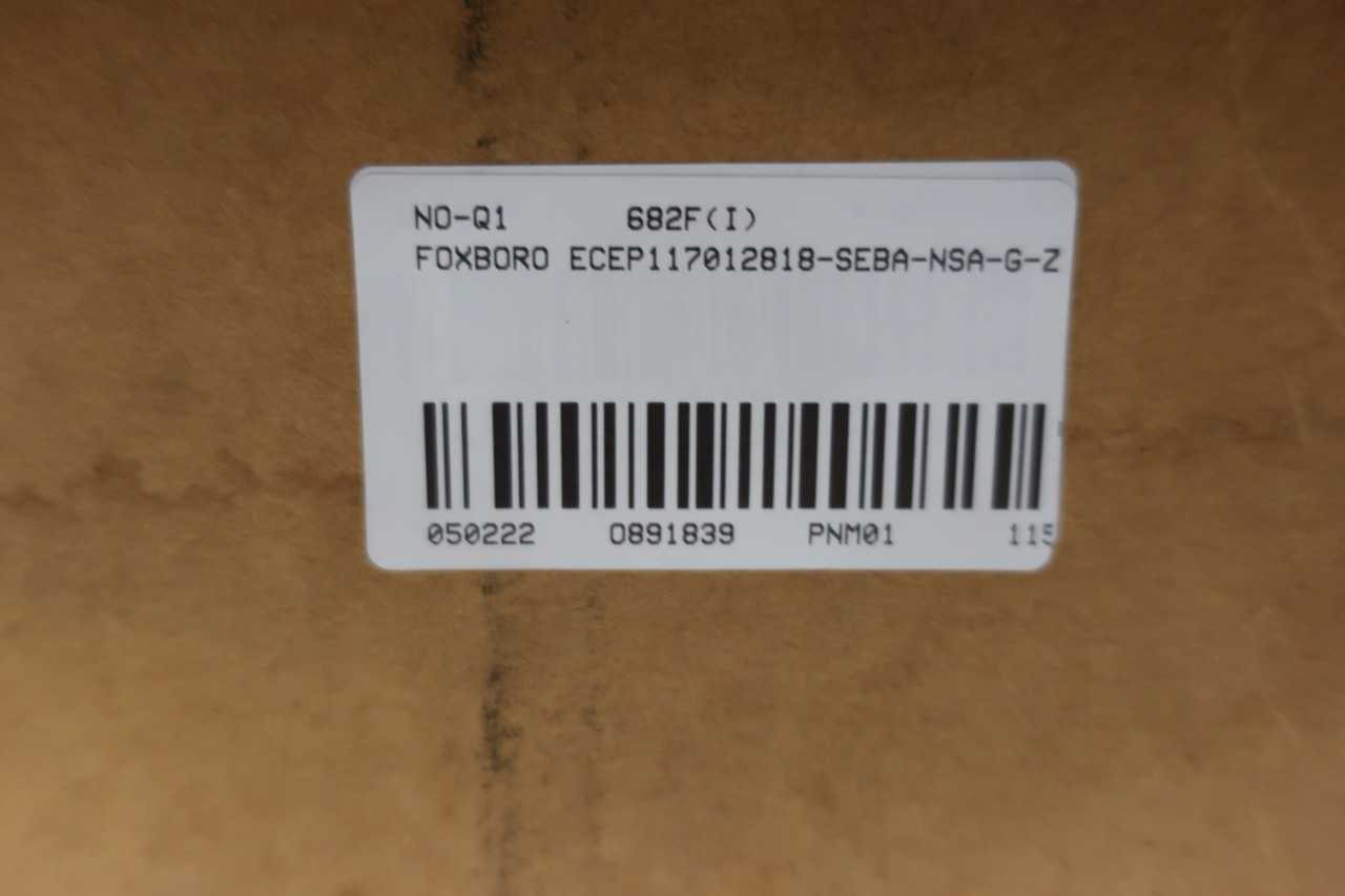 FOXBORO 2818-SEBA-NSA-G-Z 2800 SERIES FLOWTUBE 150 896GPM 18IN 120V-AC - INDUSTRIAL PARTS