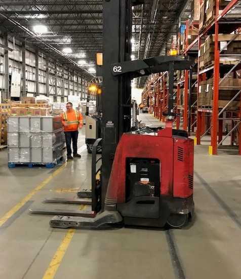 2006 RAYMOND 7400-R45TT reach truck, Calgary, AB Canada - REACH TRUCKS