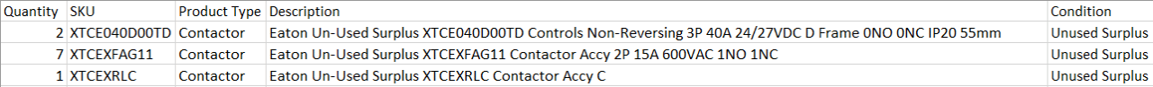 Quantity of 10x Assorted Contactors - CONTACTORS Quantity of 10x Assorted Contactors - CONTACTORS