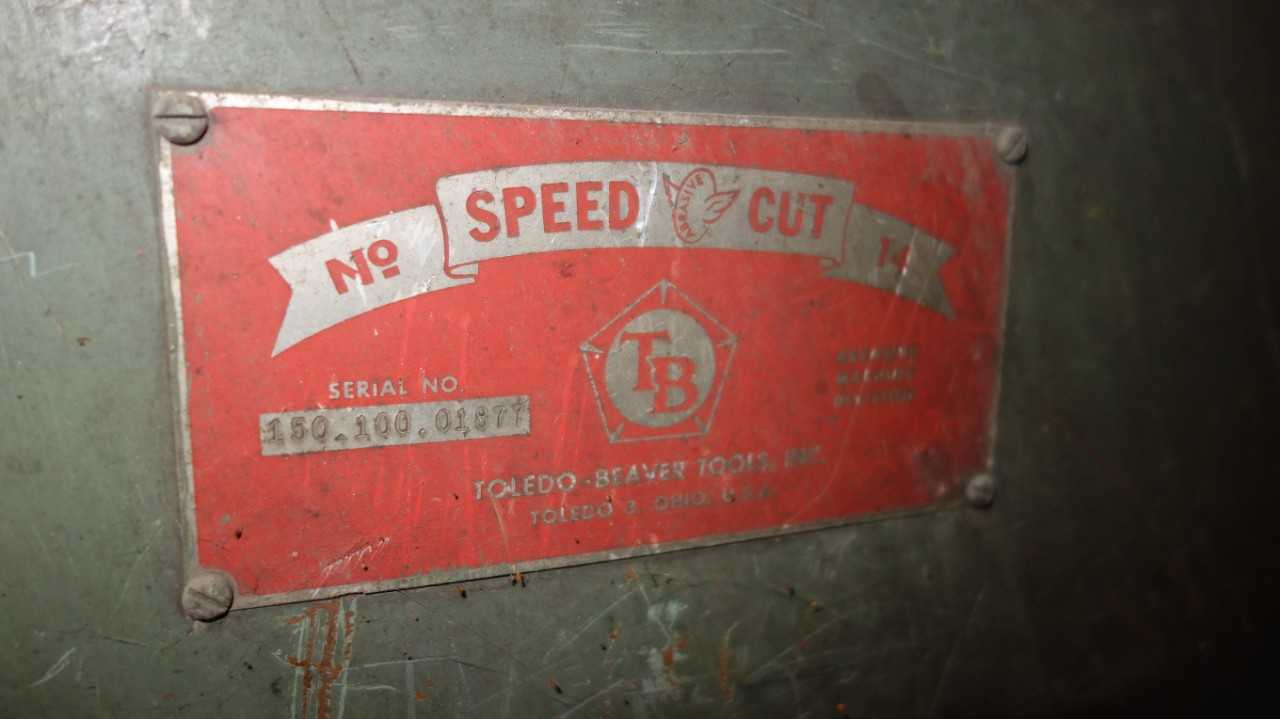 TOLEDO-BEAVER NO 14 SPEED CUT CHOP SAW - METAL SAWS