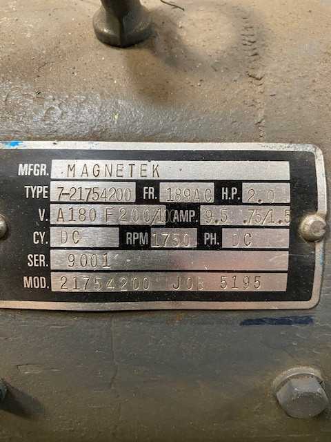 Lot of 6 DC & Induction Motors - Used - Bench Tested - Pulled from Tool Crib Inventory - ELECTRIC MOTORS